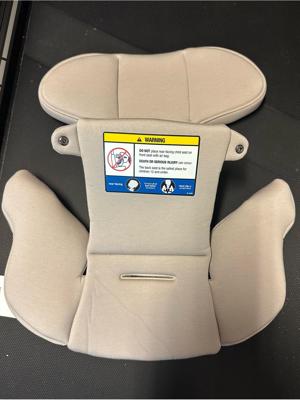Nuna Exec Next Infant Insert Biscotti